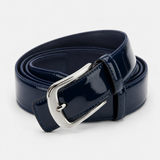Cinturón premium a juego con zapatos azules Bagnoregio