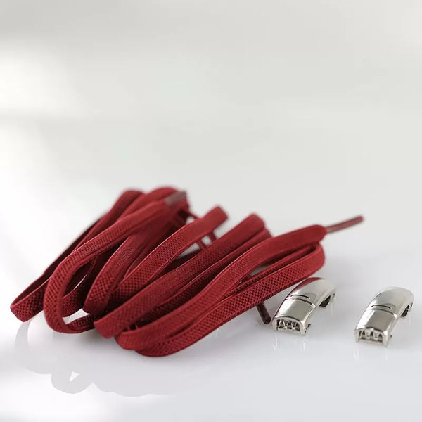 Lacets élastiques magnétiques rouges